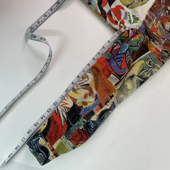 Vintage 80’s Picasso Faces Ultimate Brand Blazer Size Large Multicolored - Picture 7 of 7